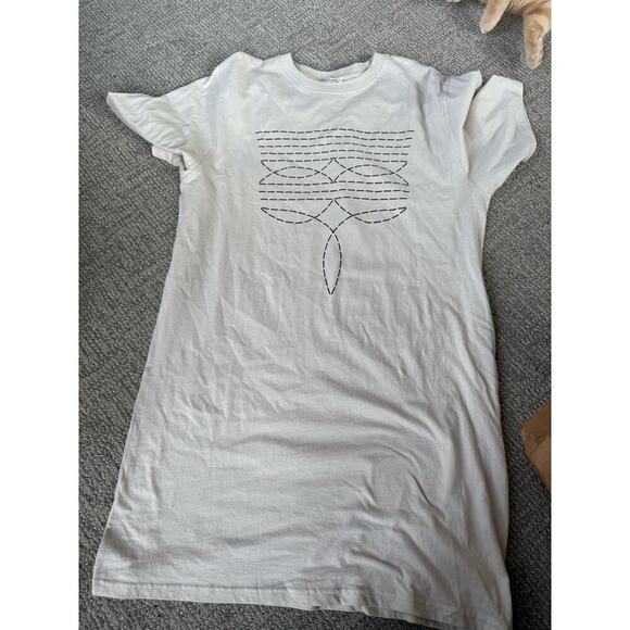 Foryeri cowboy western T shirt dress L - Picture 2 of 9